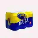 Aguila Cerveza En Lata X6