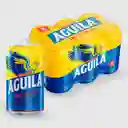 Aguila Cerveza En Lata X6