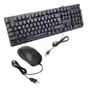 Combo Teclado Y Mouse Óptico Usb En Español Incluye Ñ Kb501