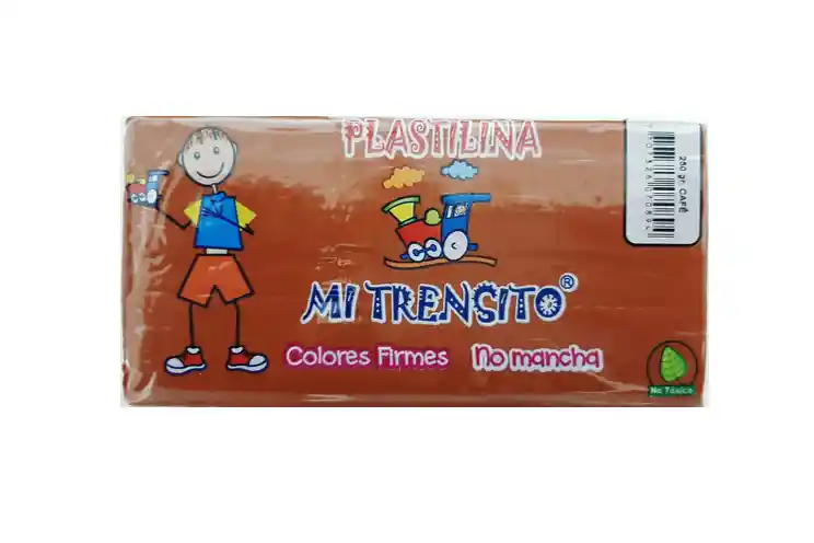 Plastilina En Barra Color Café 250 Gr Mi Trencito