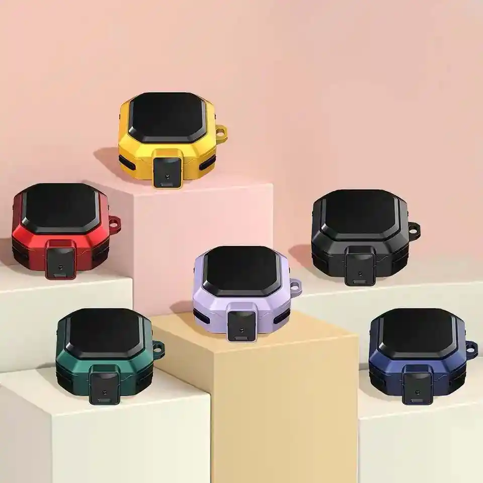 Funda O Case Tipo Armadura Armor Case Samsung Buds Live (negro)