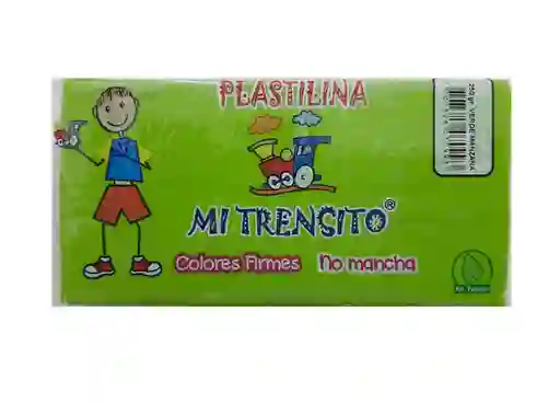 Plastilina En Barra Color Verde Claro 250 Gr Mi Trencito