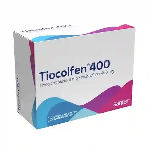 Tiocolfen 400 Mg 15 Cap Liquidas