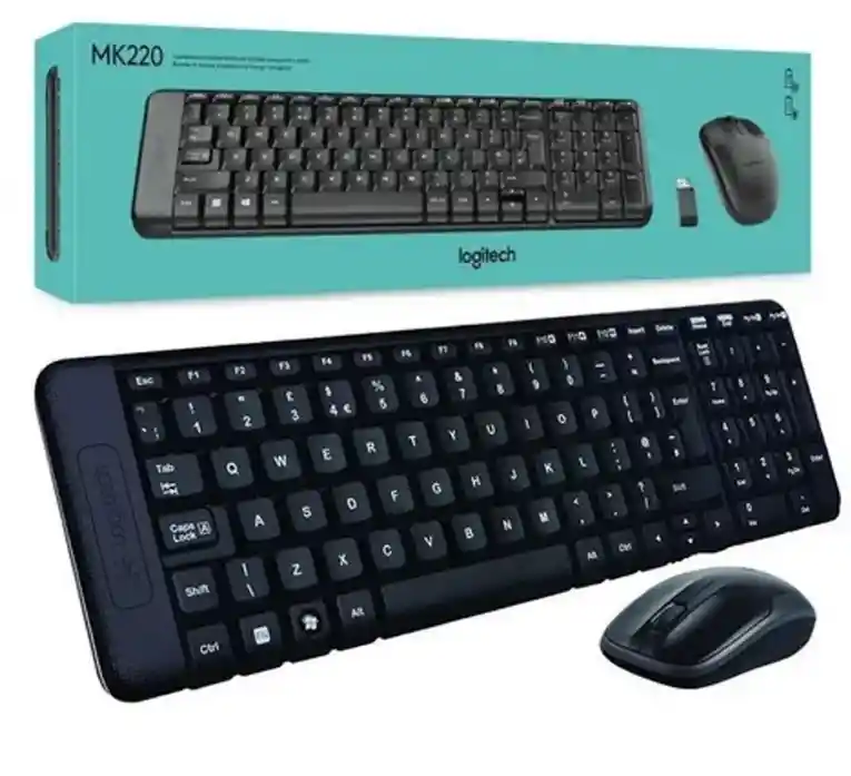 Combo Inalambrico Teclado Y Mouse Logitech Mk-220