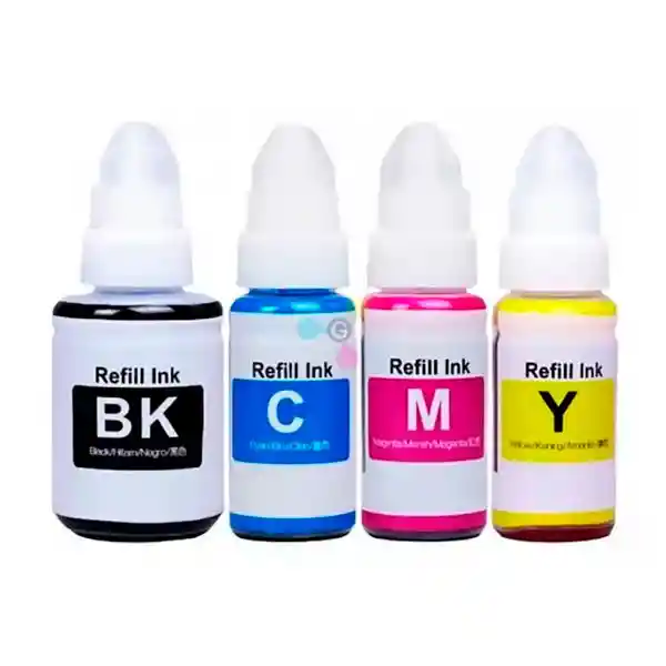 Botellas De Tinta Canon 190 Colores Cmyk Genericas