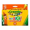 Crayones Crayola Extra Jumbo So Big, 12 Piezas.