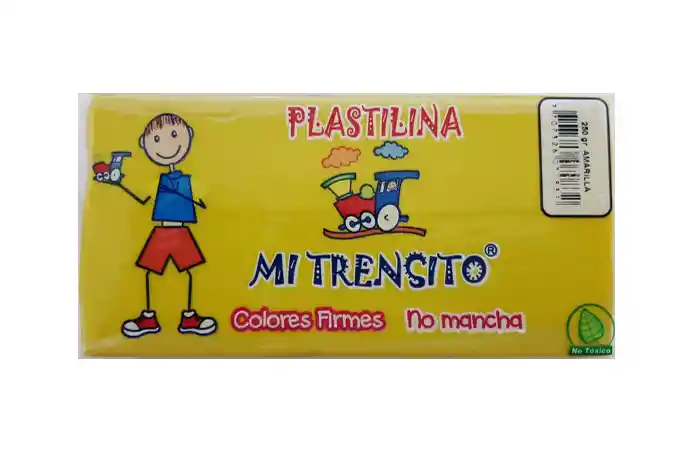 Plastilina En Barra Color Amarillo 250 Gr Mi Trencito