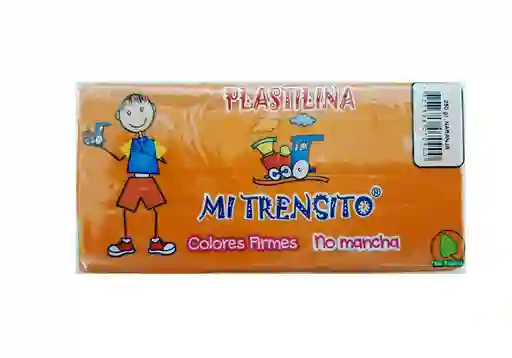 Plastilina En Barra Color Naranja 250 Gr Mi Trencito