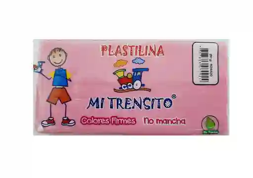 Plastilina En Barra Color Rosado 250 Gr Mi Trencito