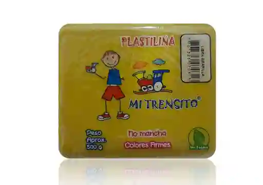 Plastilina En Barra Color Amarillo 500 Gr Mi Trencito