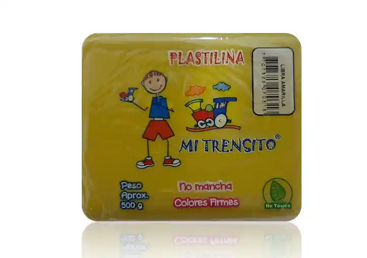 Plastilina En Barra Color Amarillo 500 Gr Mi Trencito