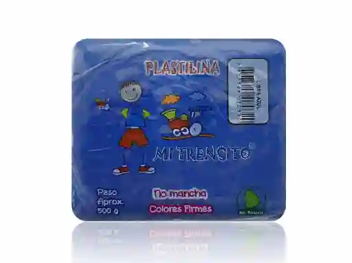 Plastilina En Barra Color Azul Oscuro 500 Gr Mi Trencito