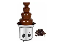 Fuente De Chocolate Acero Inoxidable 4 Niveles