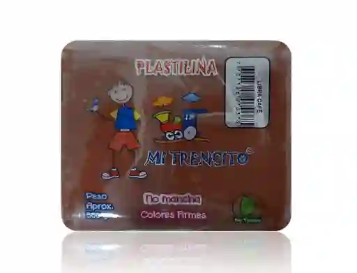 Plastilina En Barra Color Café 500 Gr Mi Trencito