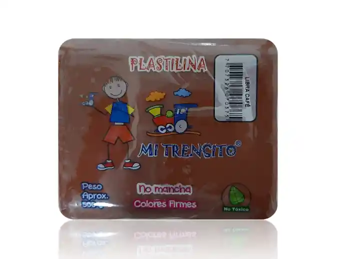 Plastilina En Barra Color Café 500 Gr Mi Trencito