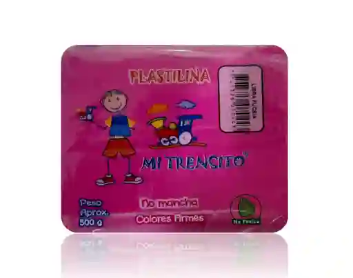 Plastilina En Barra Color Fucsia 500 Gr Mi Trencito