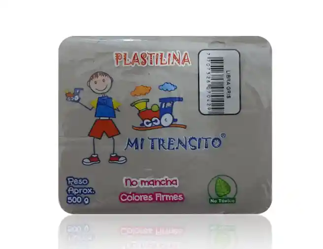 Plastilina En Barra Color Gris 500 Gr Mi Trencito