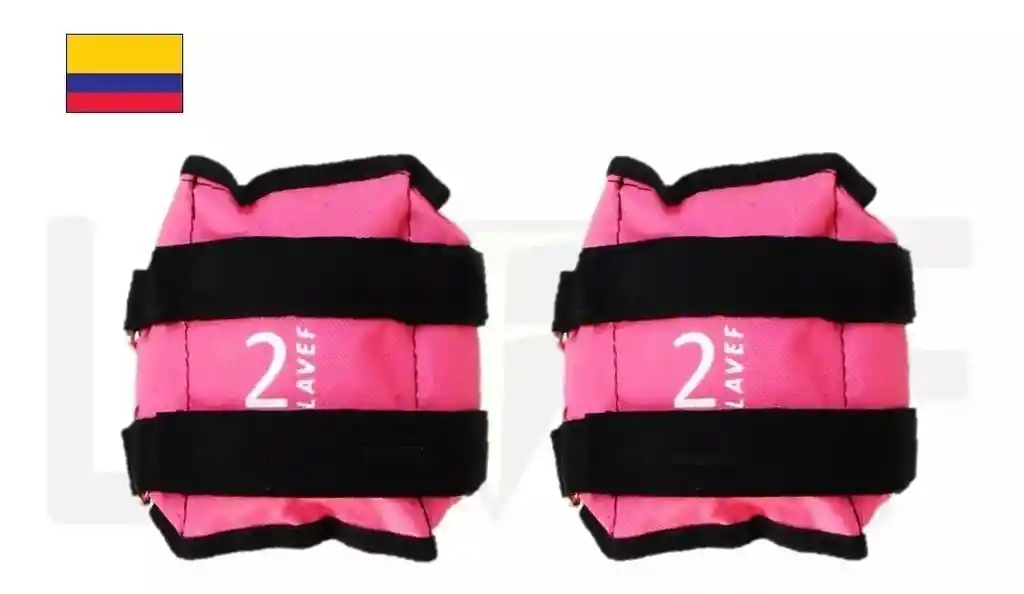 Pesas Tobilleras Kit 2 Pesas 2kg (4 Libras) Deporte-fitness