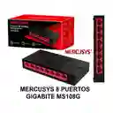 Switch De Escritorio 8 Puertos 10/100/1000 Mbps Ms108g Mercusys