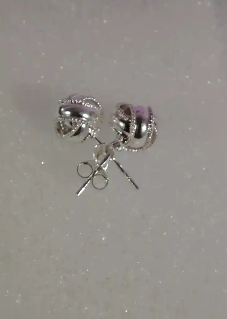 Aretes En Plata 9,25 Pequeño (a1-23)