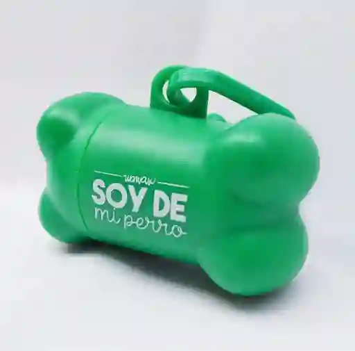 Hueso Portabolsas Verde