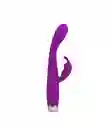 Vibrador Cleo Majestic Doble Estimulación Recargable Morado