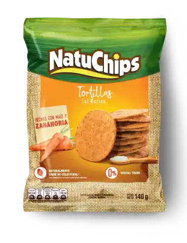 Natuchips Tortilla Zanahoria Display