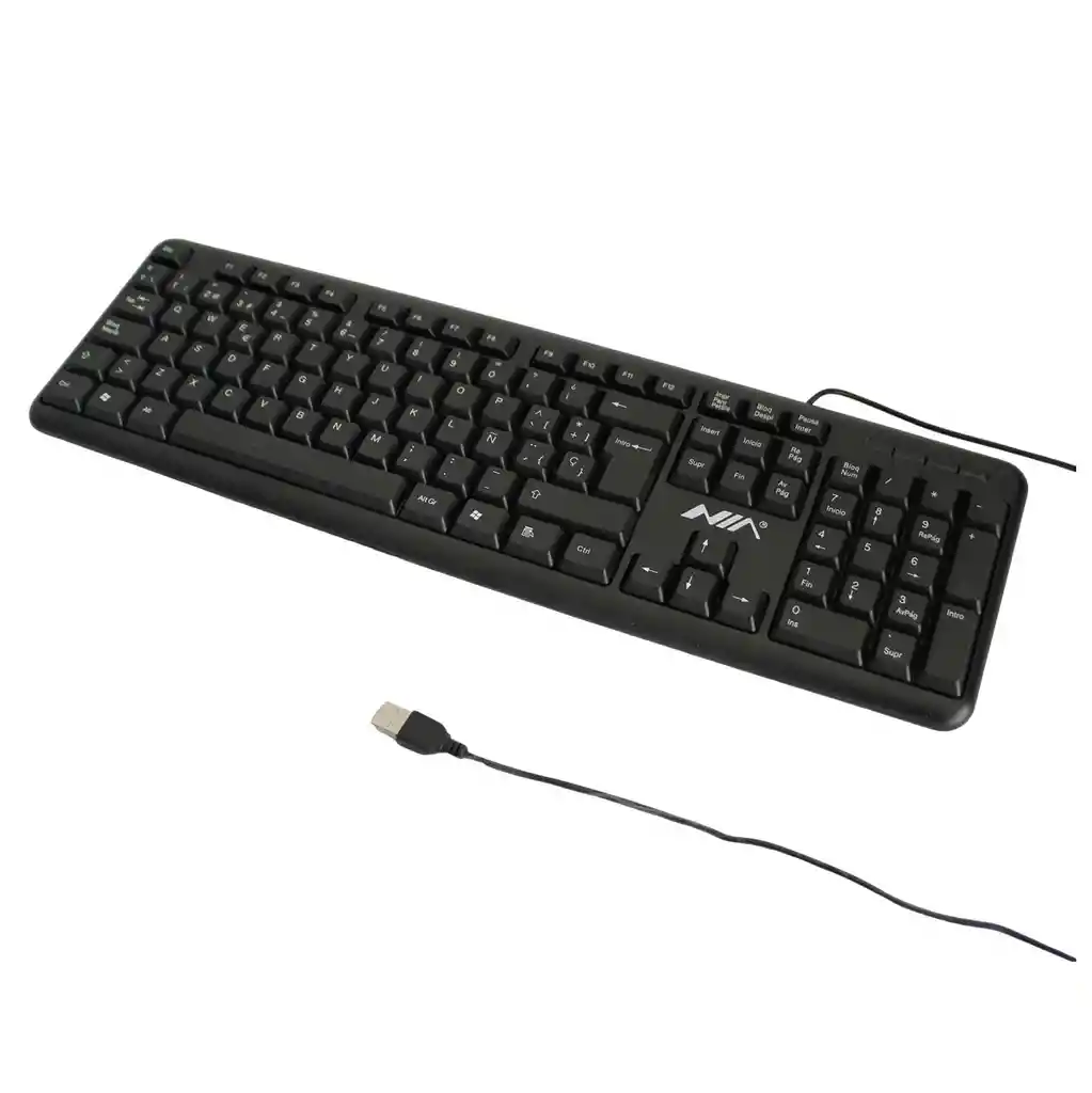 Teclado Resistente Con Diseño Ergonómico