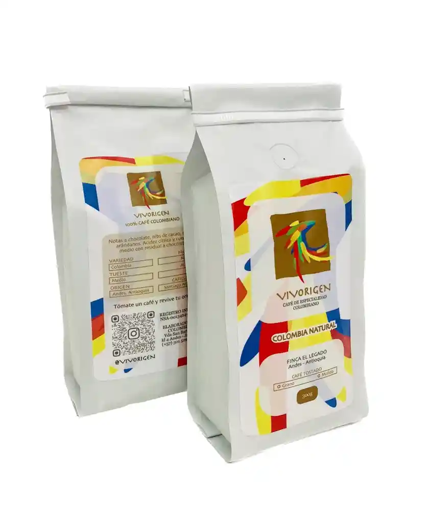 Cafe Especial Colombia Natural Grano 300