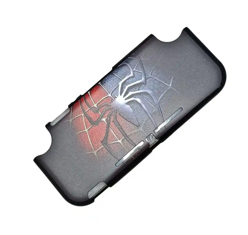 Protector Rígido Acrilico Para Nintendo Switch Lite De Spiderman