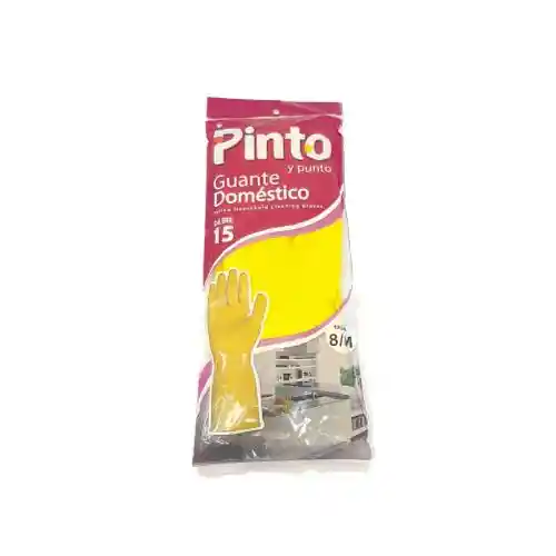 Guante Domestico Amarillo Cal15 Talla 8