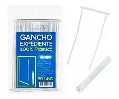 Gancho Legajador Expediente Plastico X 20 Capacidad Hasta 1.000 Hojas