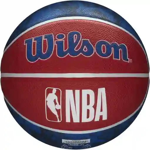 Balón De Baloncesto #7 Wilson Nba Philadelphia Competicion/azul-rojo