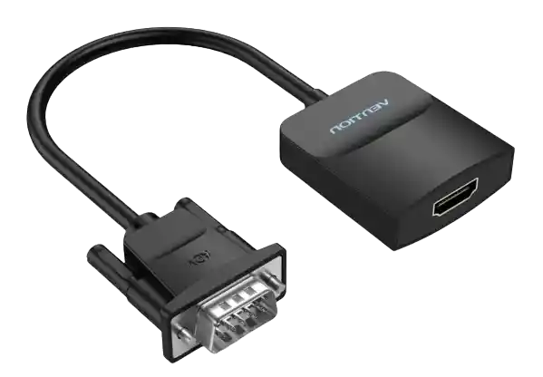 ⭐ Convertidor De Vga Macho A Hdmi Hembra, Vention 1080p, 60hz⭐