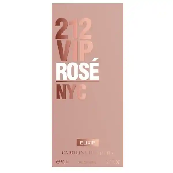 Perfume Mujer Carolina Herrera 212 Vip Rosé Elixir 80 Ml