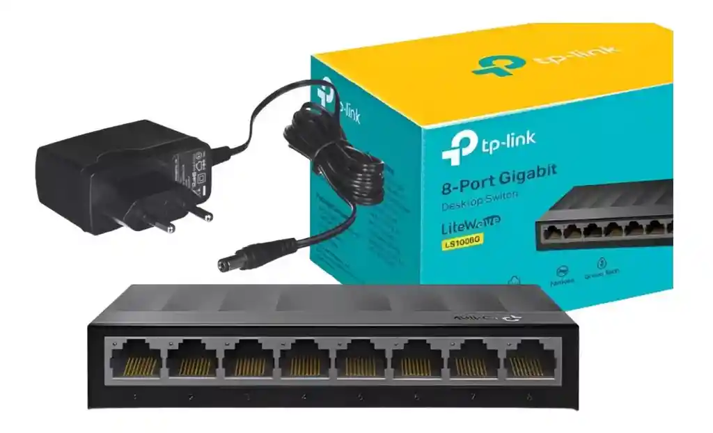 Switch De Escritorio Gigabit 8 Puertos Ls1008g Tp-link