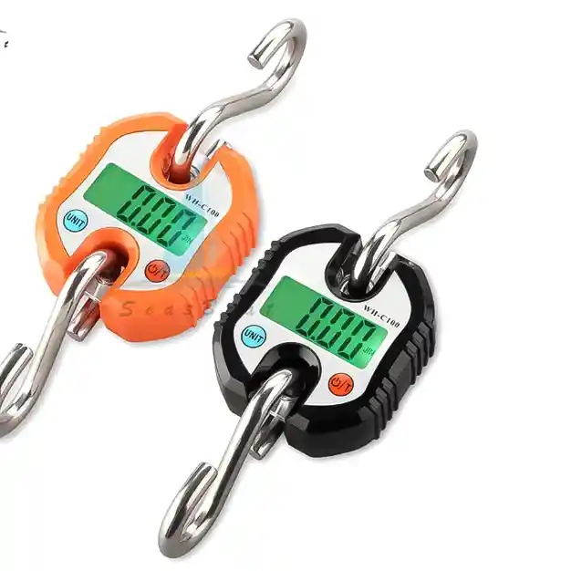 Báscula Industrial Digital Colgante Weiheng Wh-c100 150kg Naranja