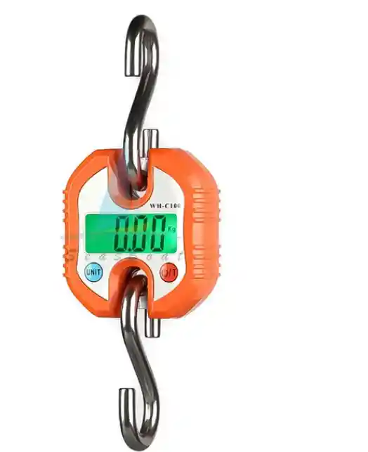 Báscula Industrial Digital Colgante Weiheng Wh-c100 150kg Naranja