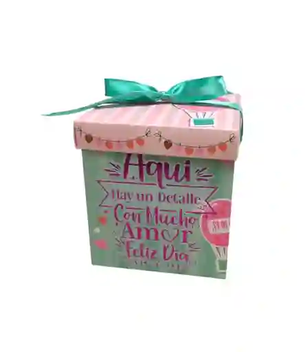 Caja De Regalo Pequeña Con Cinta Para Cerrarla De Feliz Dia/con Cariño Para Mujer Ancho 10cm X Largo 11.5cm Feliz Cumpleaños, Con Cariño, Feliz Dia, Decoracion, Caja, Cumpleaños, Amor, Amigos, Amistad, Dia, Love