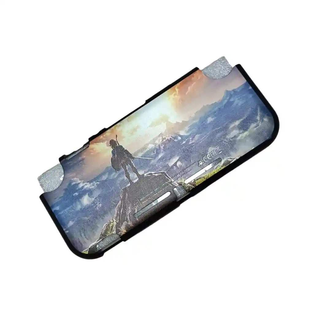 Protector Rígido De Zelda + Vidrio Templado Compatible Con Switch Lite
