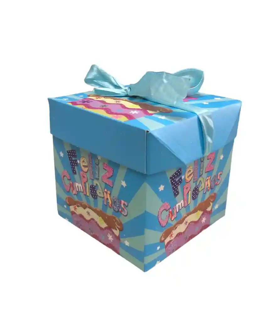 Caja De Regalo Pequeña Con Cinta Para Cerrarla De Feliz Cumpleaños Unisex Ancho 10cm X Largo 11.5cm Feliz Cumpleaños, Con Cariño, Feliz Dia, Decoracion, Amistad, Caja, Cumpleaños, Amor, Amigos, Dia, Love, Regalo