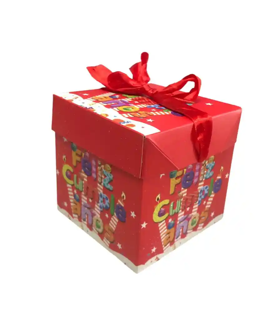 Caja De Regalo Pequeña Con Cinta Para Cerrarla De Feliz Cumpleaños Unisex Ancho 10cm X Largo 11.5cm Feliz Cumpleaños, Con Cariño, Feliz Dia, Decoracion, Amistad, Caja, Cumpleaños, Amor, Amigos, Dia, Love, Regalo