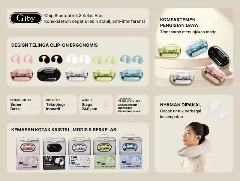 Manos Libres Bluetooth Conduccion Osea Ca 133 Blancos