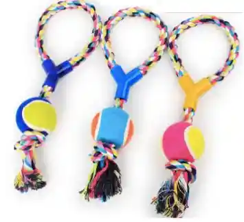 Jugute Lazo Con Pelota Multicor X 38cm