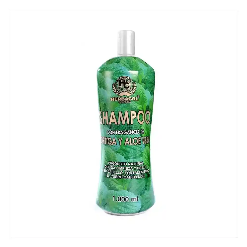 Shampoo Ortiga Y Aloe Vera 1000 Ml Herbacol