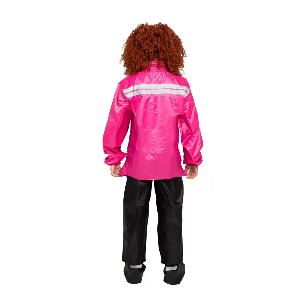 Impermeable Para Moto Textil - Adventure Pro 1 - Rosa - Mujer