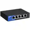 Switch De Escritorio Gigabit 5 Puertos Lgs105 Linksys Metalico