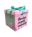 Caja De Regalo Mediana Con Cinta Para Cerrarla De Feliz Dia Para Mujer Ancho 15cm X Largo 15cm Feliz Cumpleaños, Con Cariño, Feliz Dia, Decoracion, Amistad, Caja, Cumpleaños, Amor, Amigos, Dia, Love, Regalo