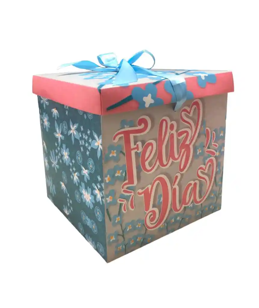 Caja De Regalo Grande Con Cinta Para Cerrarla De Feliz Dia Para Mujer Ancho 22cm X Largo 22cm Feliz Cumpleaños, Con Cariño, Feliz Dia, Decoracion, Amistad, Caja, Cumpleaños, Amor, Amigos, Dia, Love, Regalo