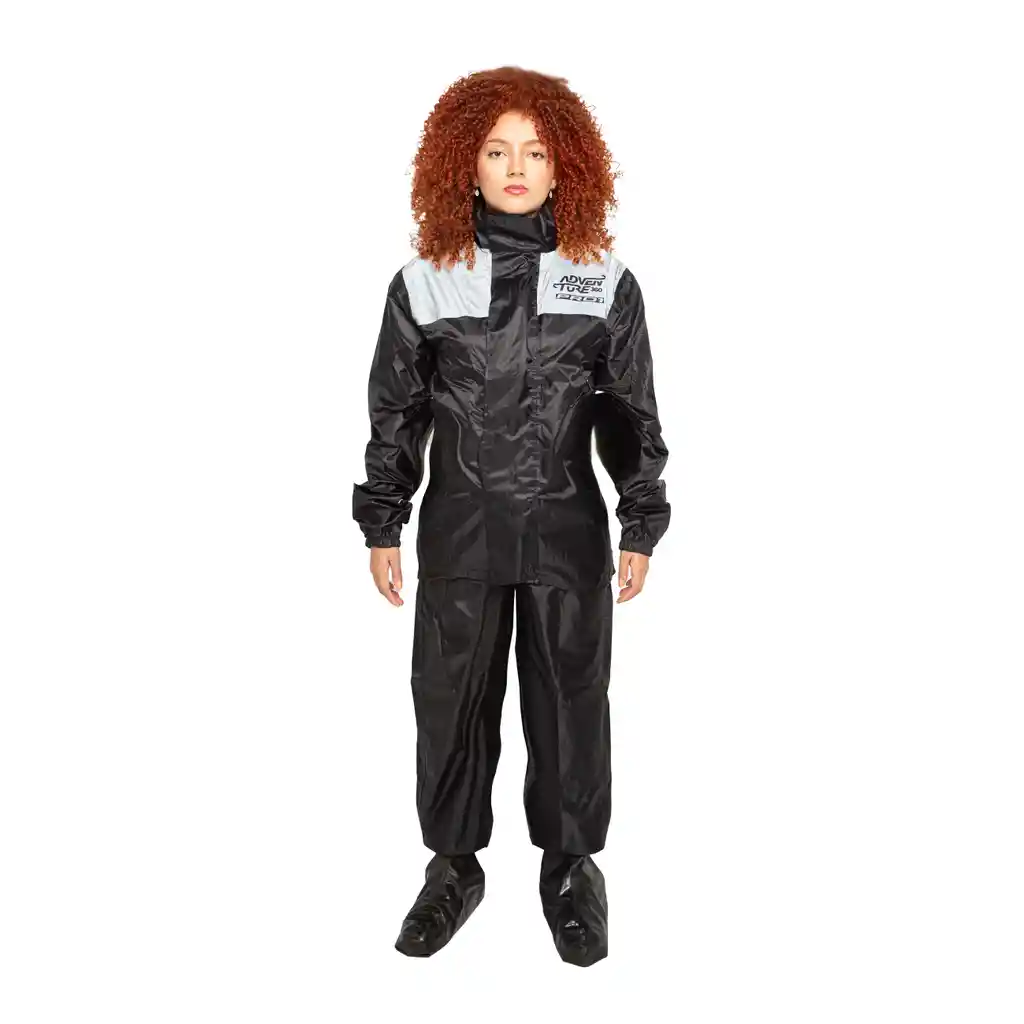 Impermeable Para Moto Textil - Adventure Pro 1 - Reflectivo - Mujer